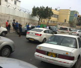 بالصور: حادث طرق متسلسل في شارع ييفت الرئيس بمدينة يافا دون إصابات 